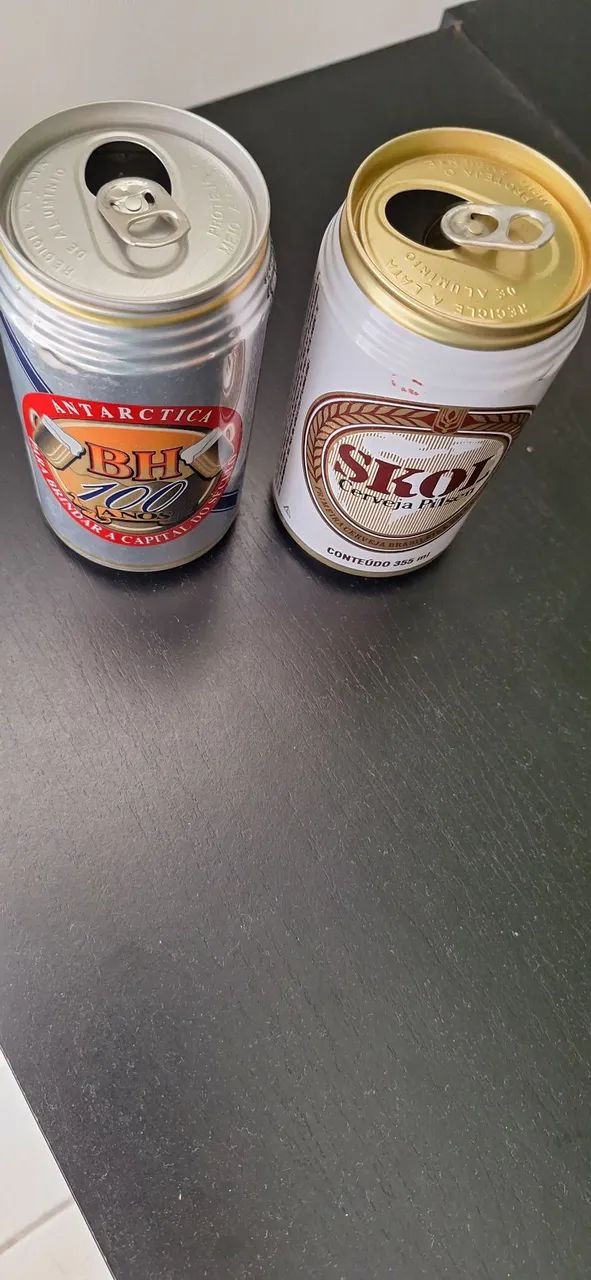 2 latas cervejas antigas - Foto 4