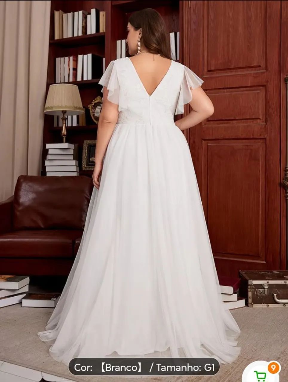 Vestido de noiva completo  - Foto 2