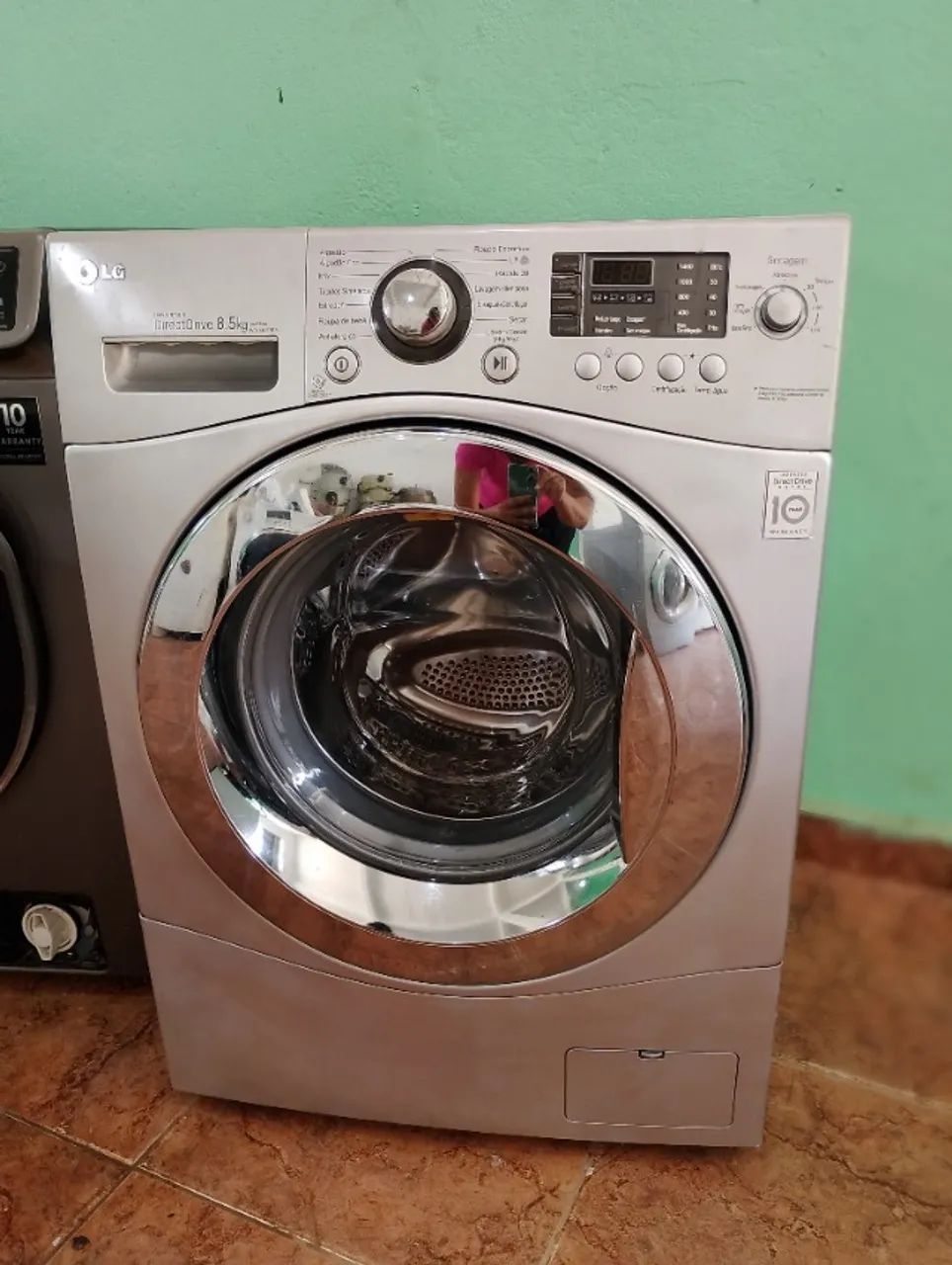 lava e seca lg inox 8.5kg 