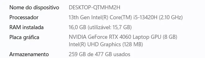 Notebook Acer Nitro V15 RTX4060 - Foto 4