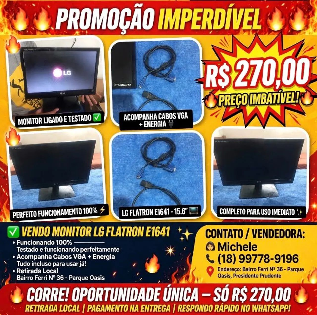 Monitor LG 100% funcionando  - Foto 3