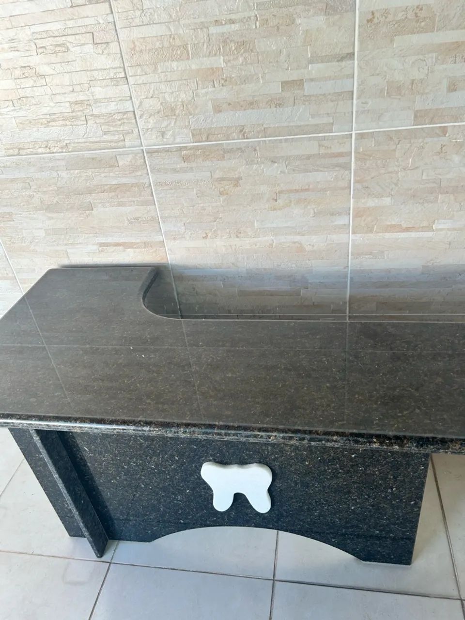 Mesa recepção em granito - Foto 3