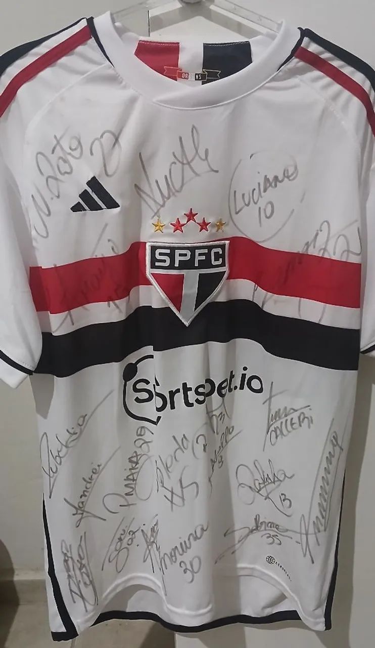 Camisa SPFC autografada