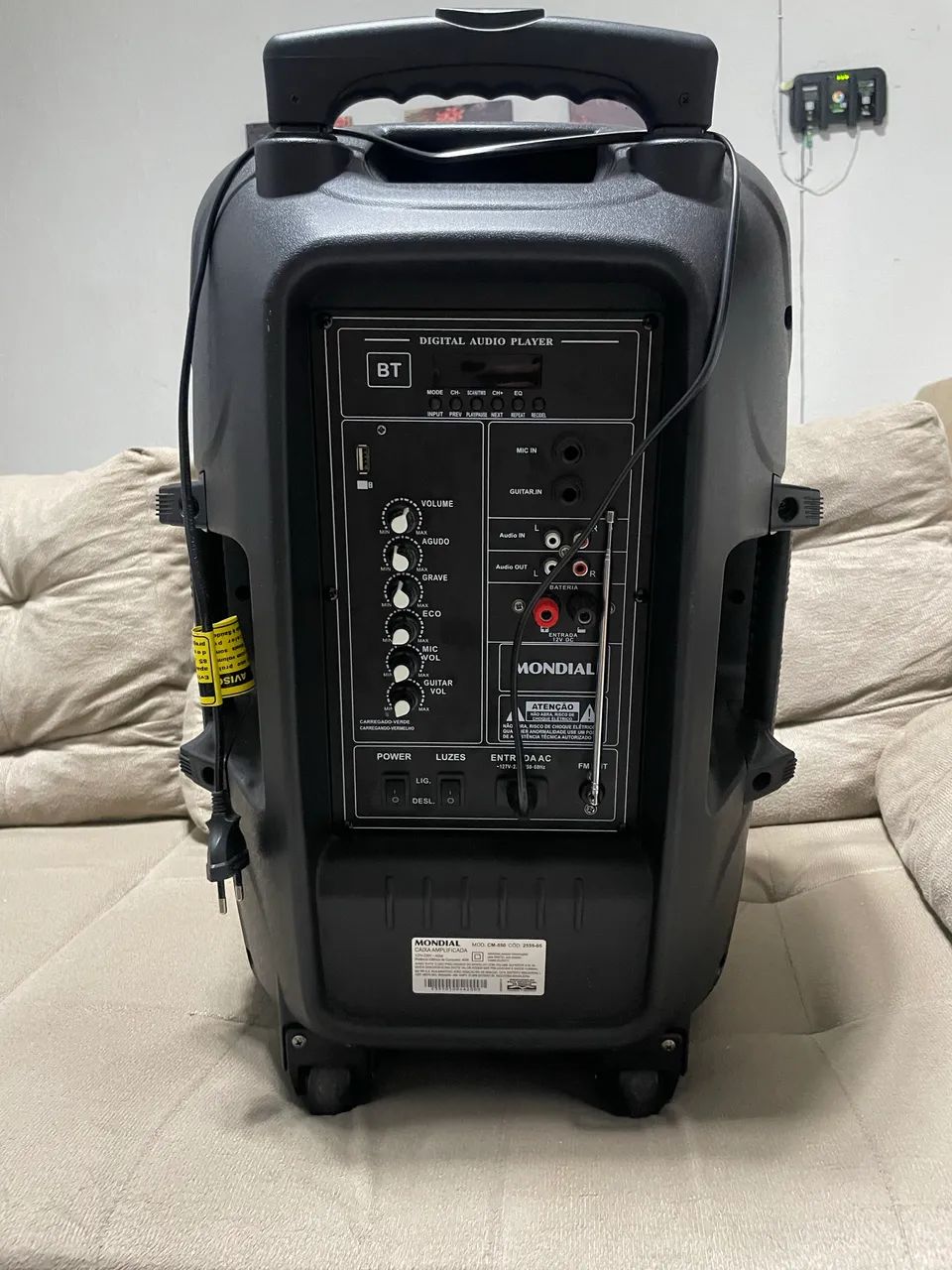 Caixa de Som Mondial 550w NOVA - Foto 3