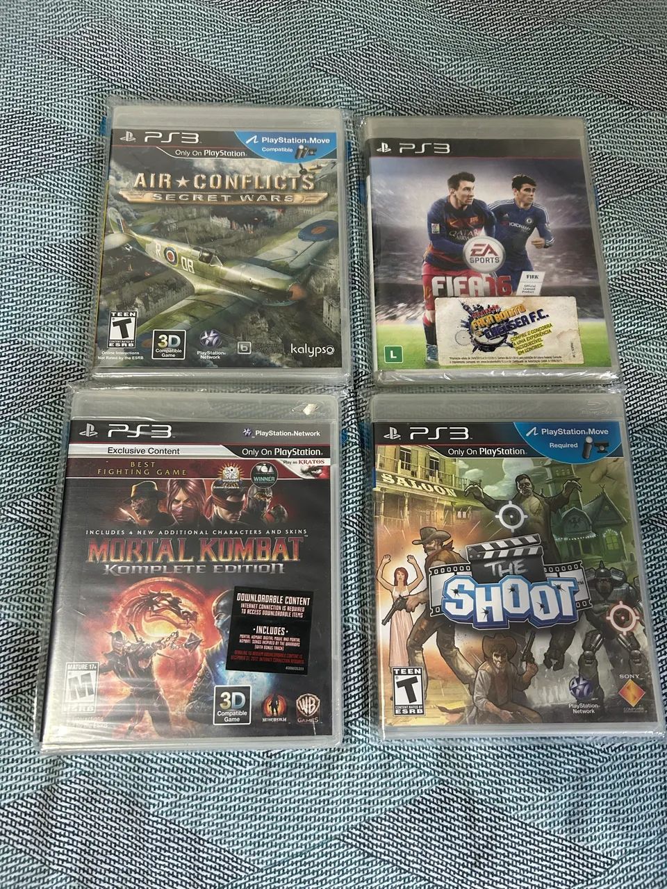 4 jogos lacrados de Ps3