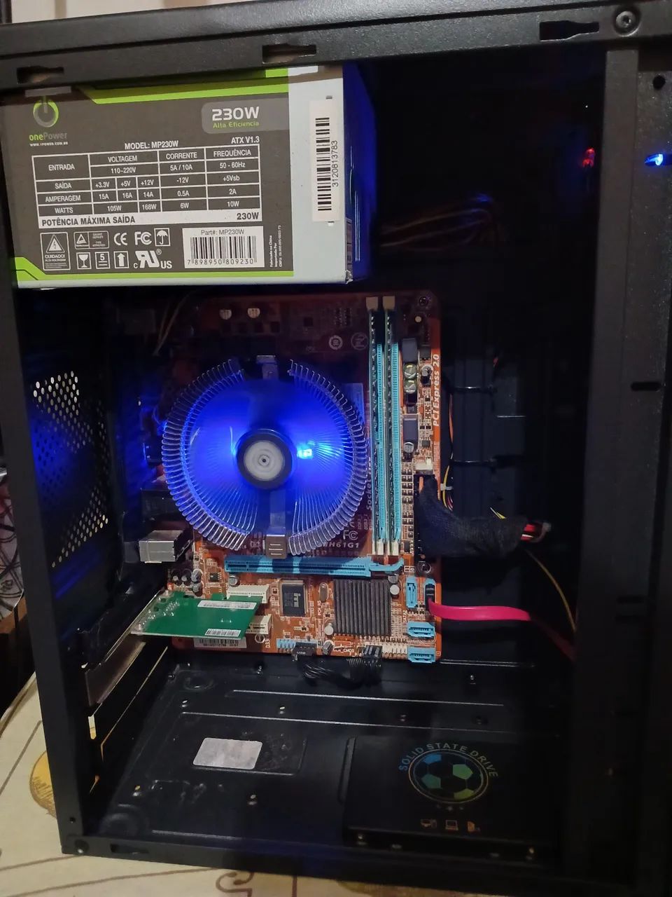 PC gamer I3 de 3a geração com SSD  - Foto 2