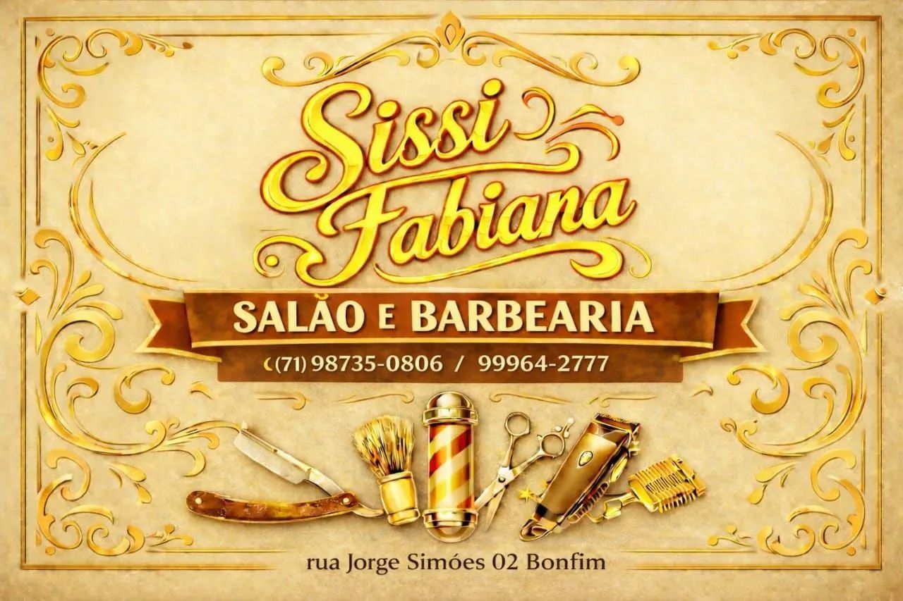 Salão e barbearia 