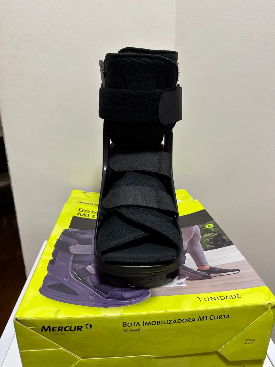 Bota Ortopédica Imobilizadora Curta M1 Mercur - G - Foto 5