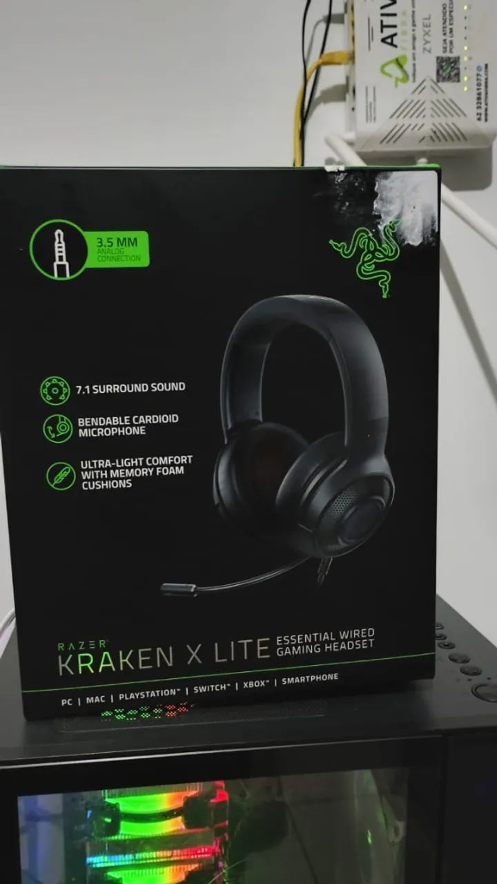 Headset Razer Kraven X Lite 7.1  - Foto 3