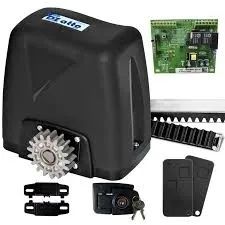 Motor Para Portão Eletrônico Dz Nano 36 Turbo 600kg 1/4 HP Rossi 3 Metros de Cremalheira (