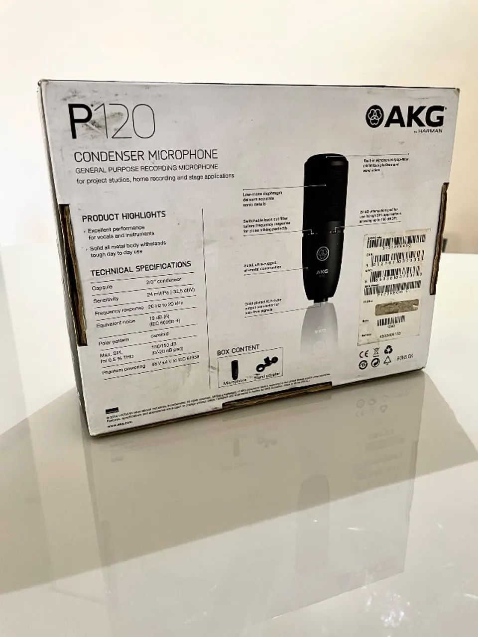Microfone condensador AKG - Foto 4