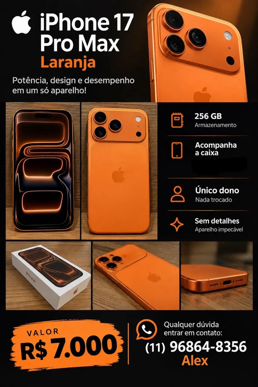IPHONE 17 PRO MAX 256gb