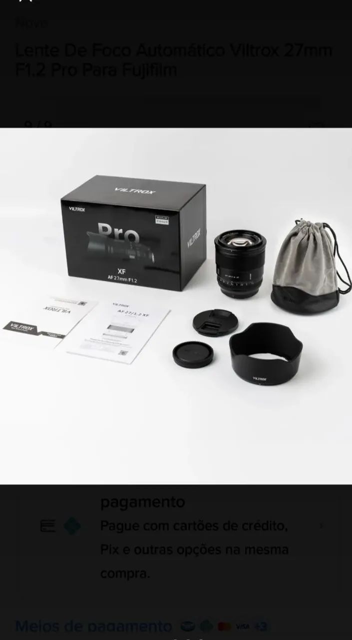 Lente 27mm 1.2 Viltrox PRO-Sony - Foto 6