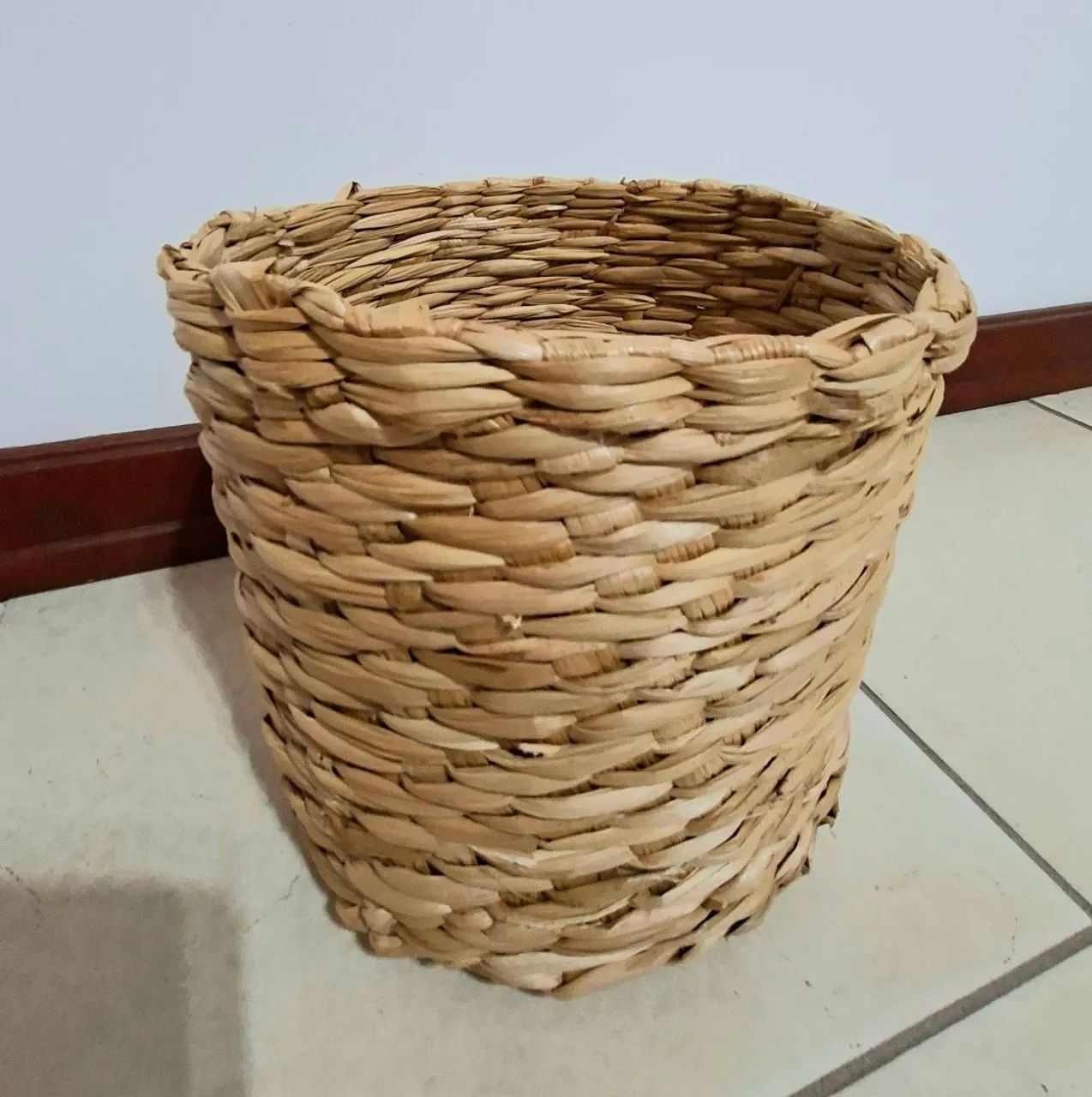 CACHEPO DE PALHA TABOA 20 CM - ESTILO RÚSTICO, BOHO, SUSTENTÁVEL  - Foto 3