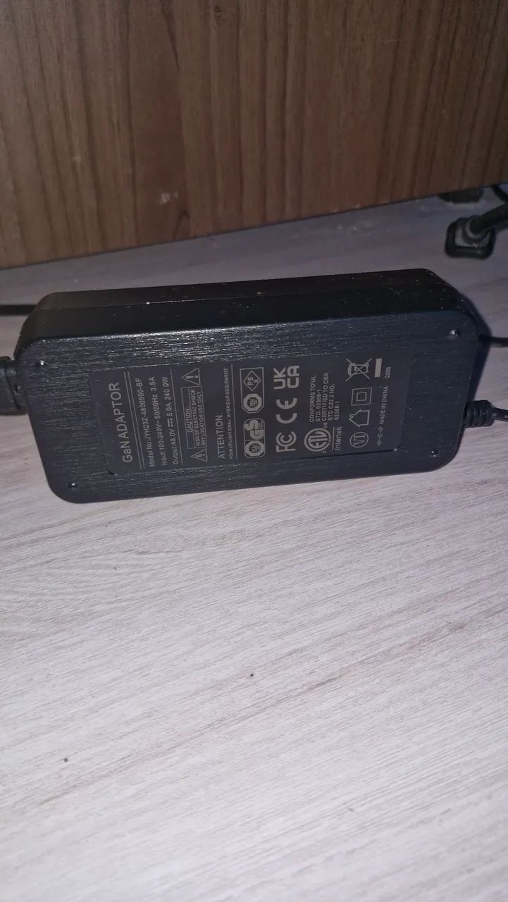 Fonte gan 48V 10A 
