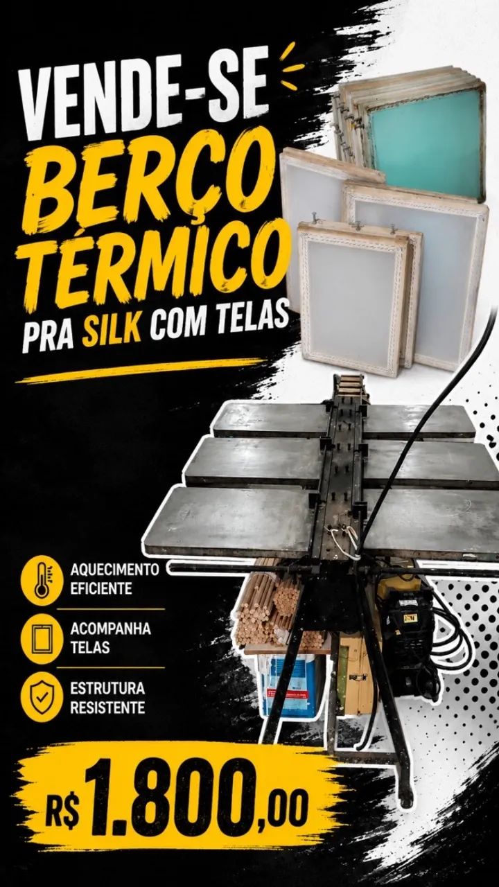 Berço de silk completo 