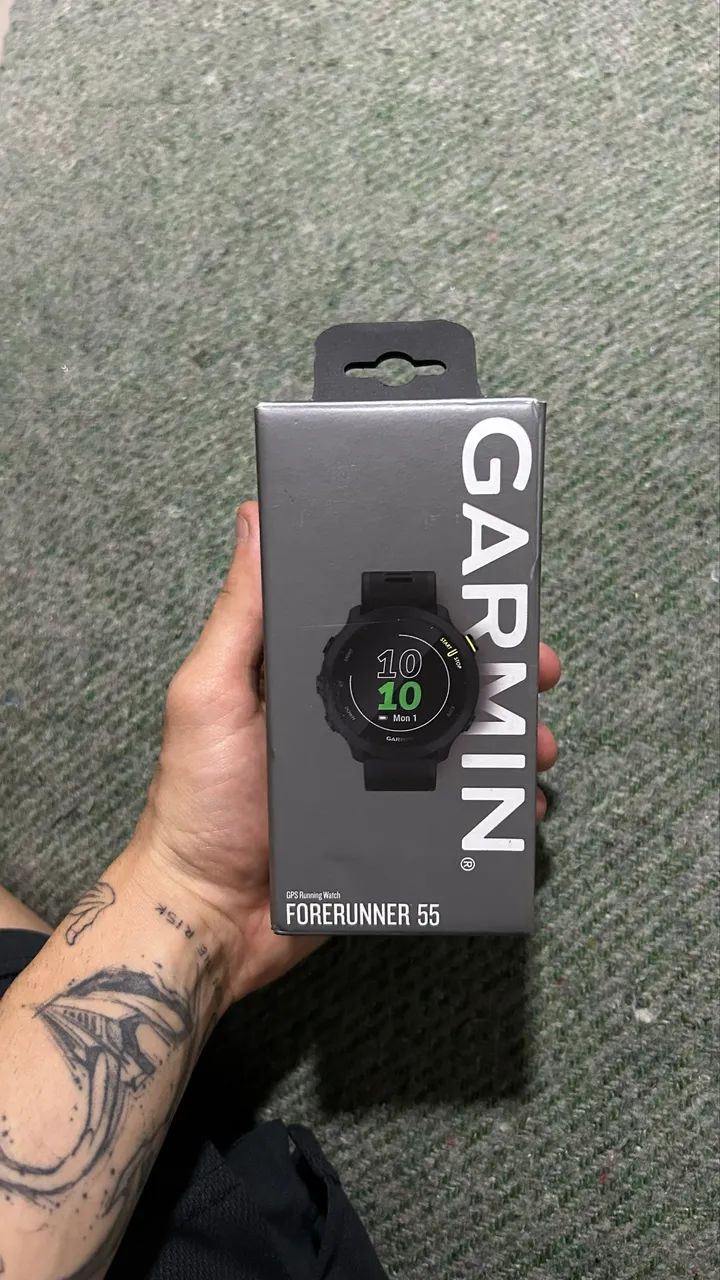 GARMIN FORERUNNER 55 PRETO - Foto 2