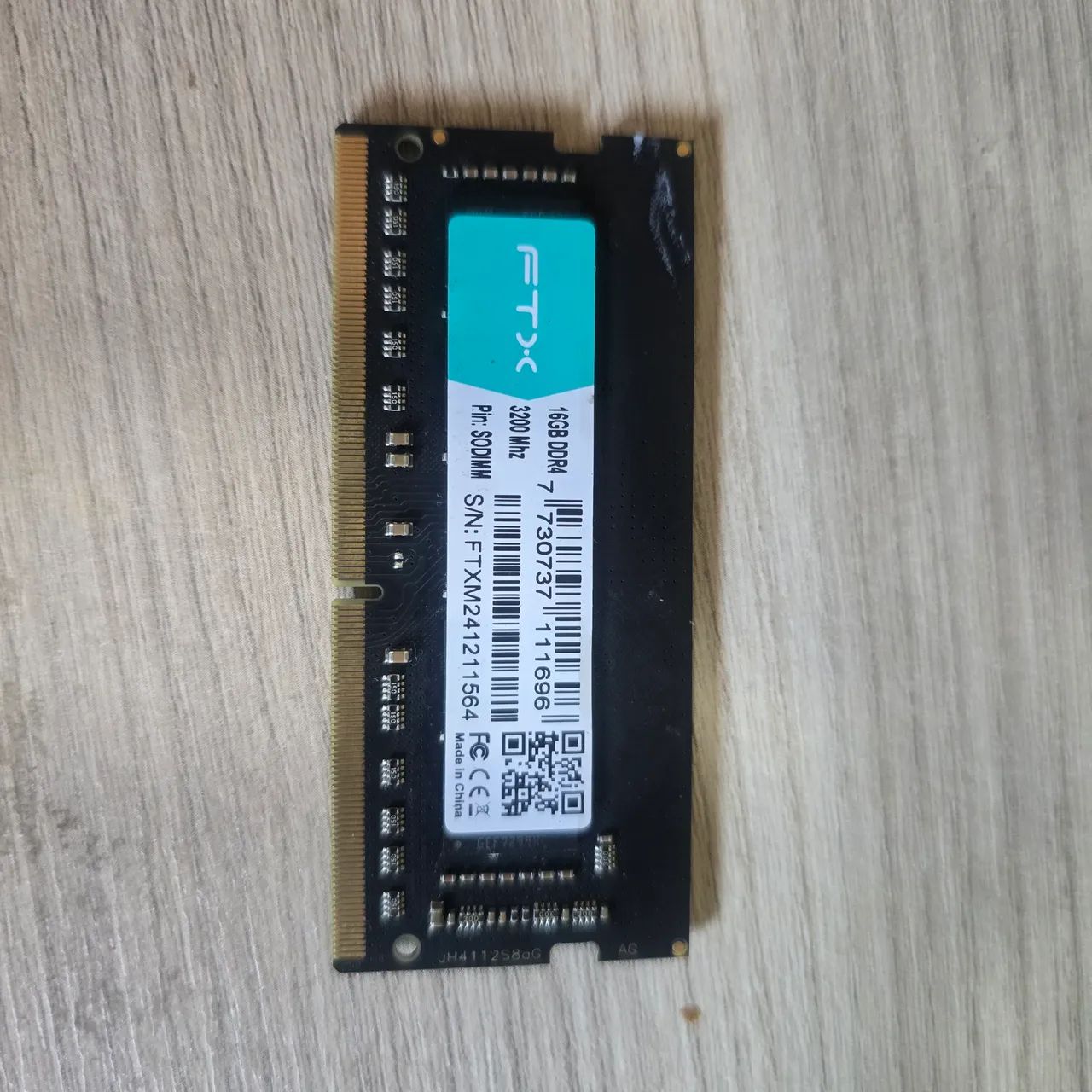 Memória DDR4 16 GB Notebook