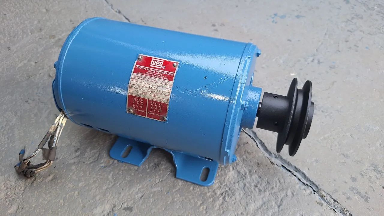 Motor elétrico trifásico 2 cv rotação: 1710 baixa rotação - Foto 4