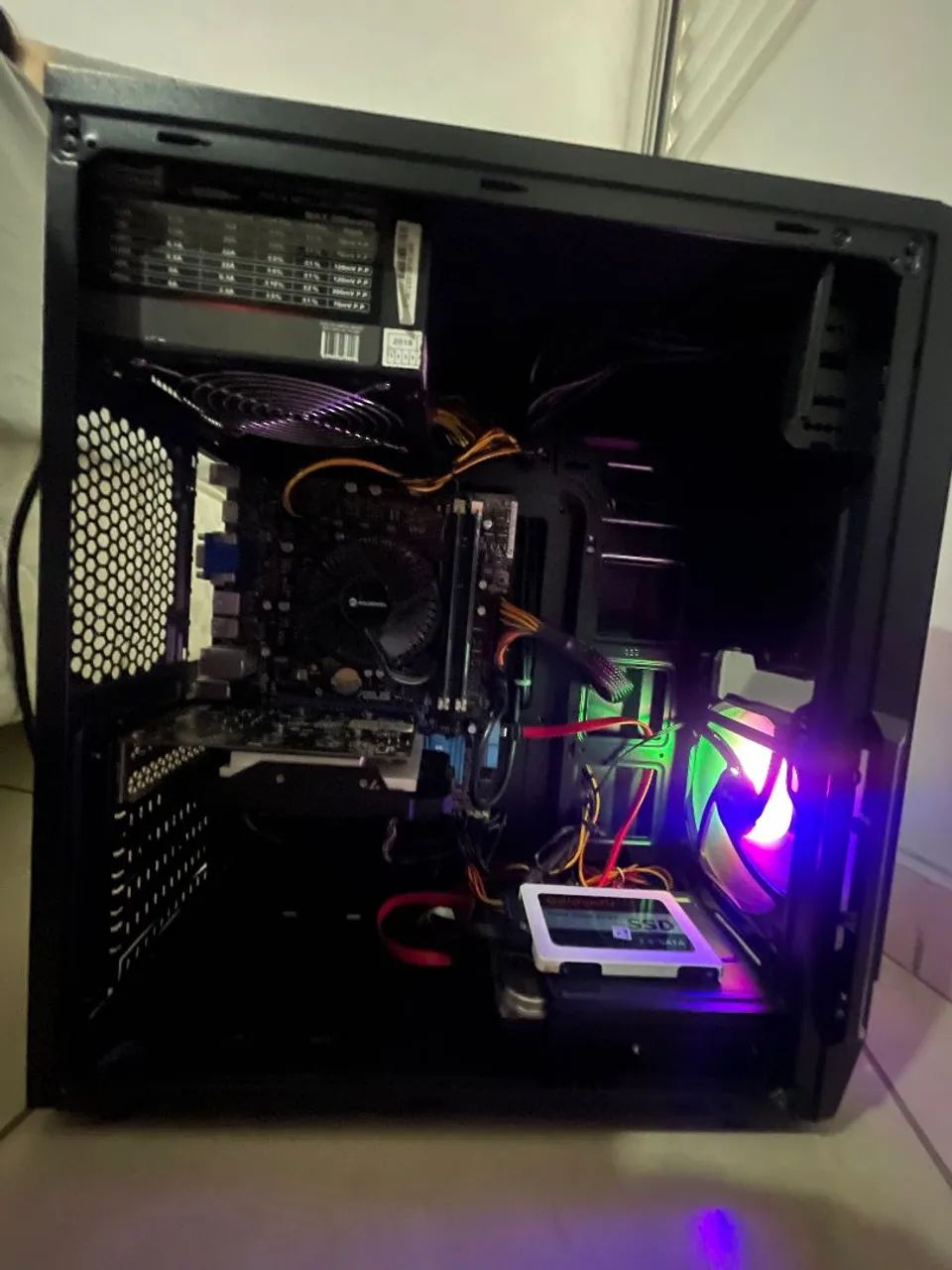 PC Gamer Intel Core i5 + RX550 + Televis ão LG - Foto 2