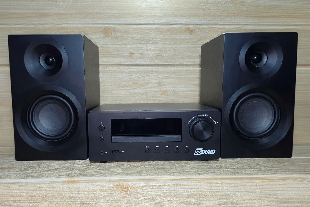 Mini System SS-002 SSOUND 330W CD/MP3 Bluetooth Rádio - Bivolt