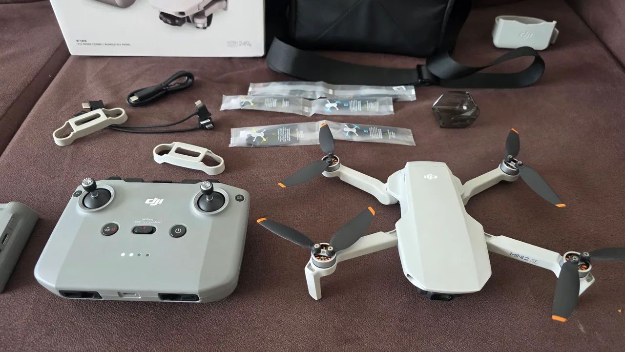 Drone DJI Mini 2 com 3 baterias. - Foto 5