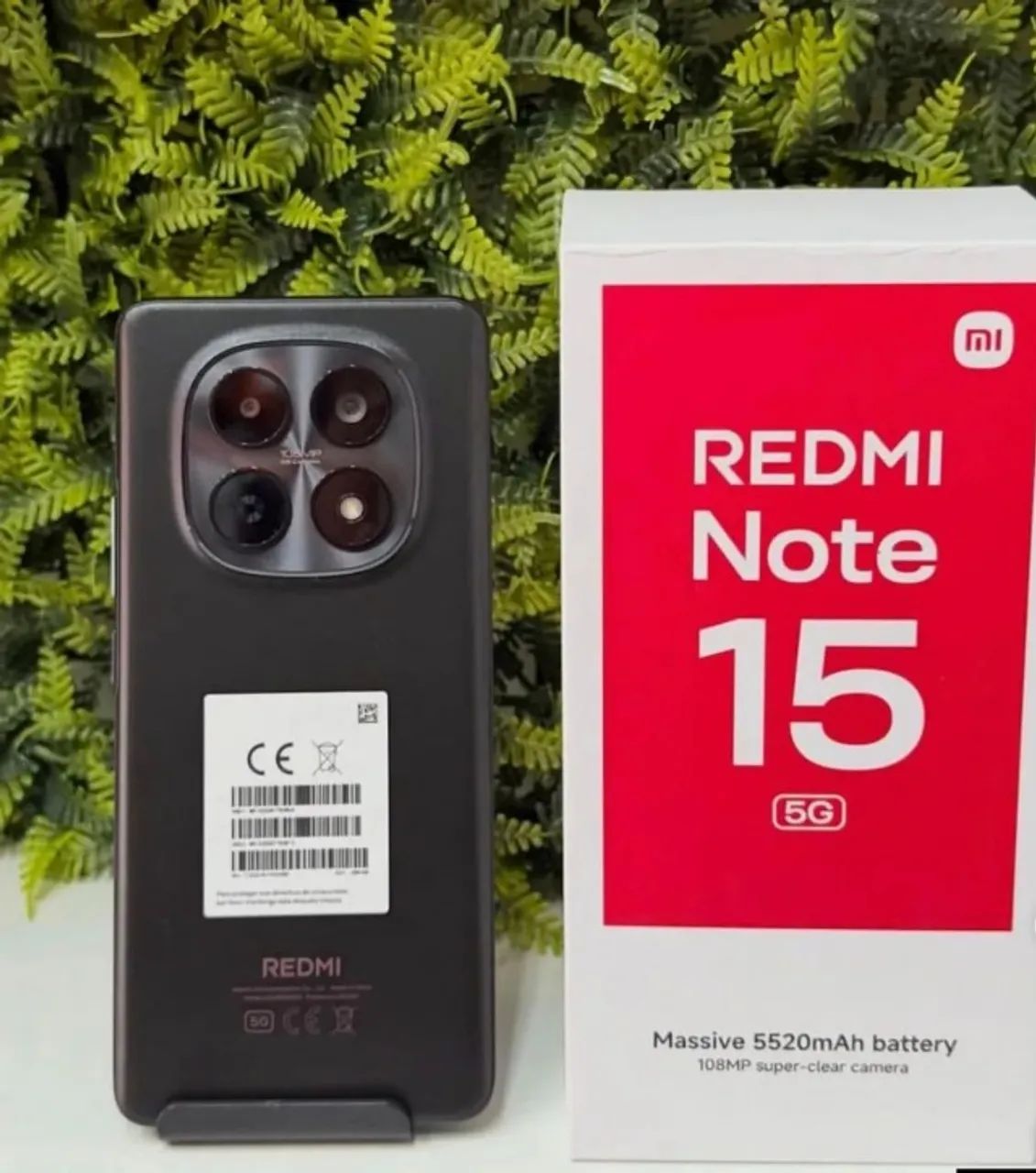 Xiaomi Redmi Note 15 5G - NFC - 8GB Ram / 256GB Rom - Versão Global + Capinha e Película
