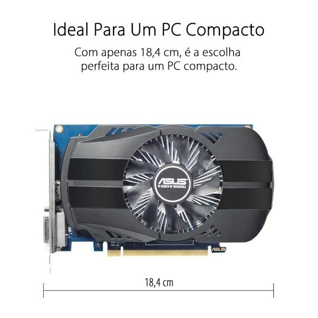 Placa de Vídeo Asus GT1030 2GB NVIDIA GeForce - Foto 2
