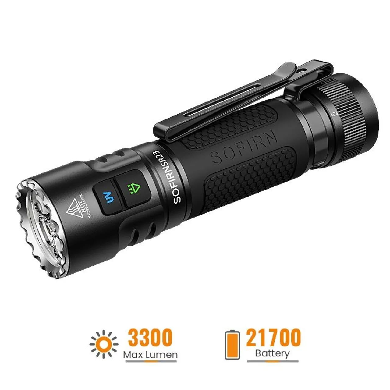 Lanterna Sofirn SR23 3300 lúmens + Luz UV - Foto 2
