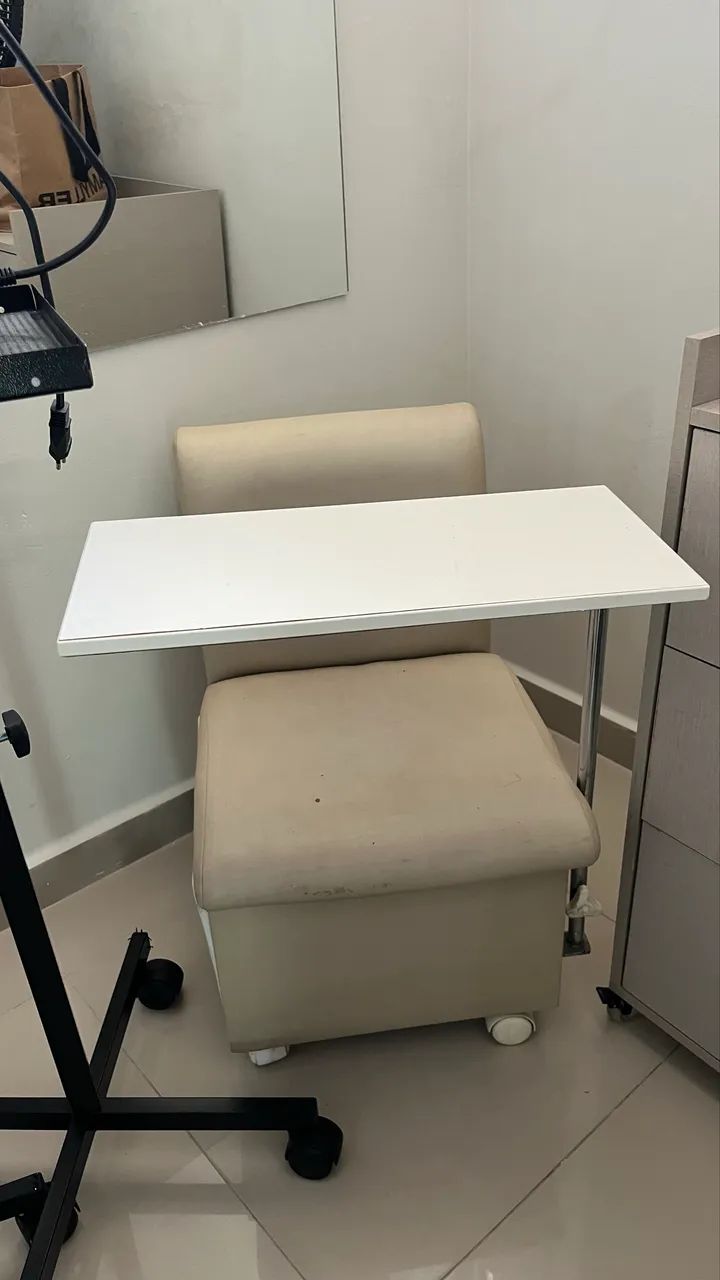 Ciranda / cadeira de Manicure Completa com Gaveta Auxiliar - Foto 3