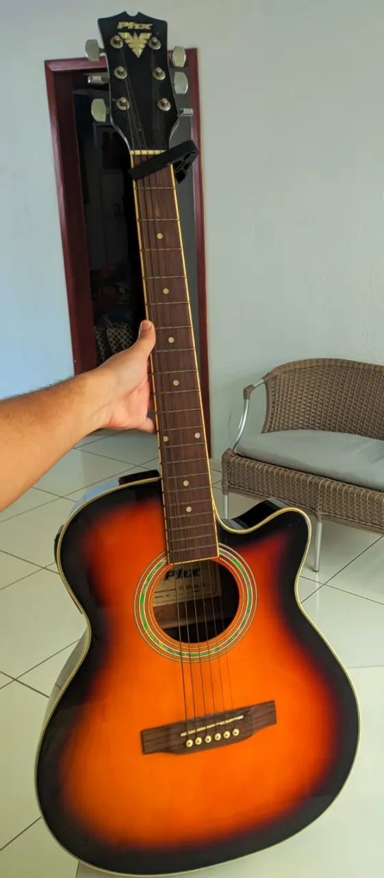 Violão PHX px 188 eq  + capotraste