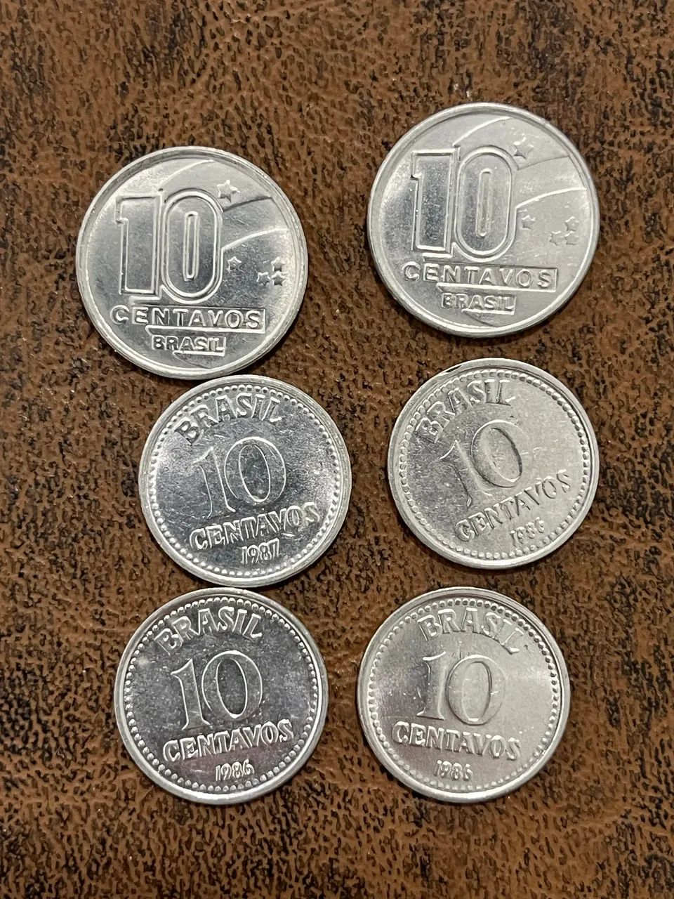 Lote moedas antigas 10 centavos - Foto 2