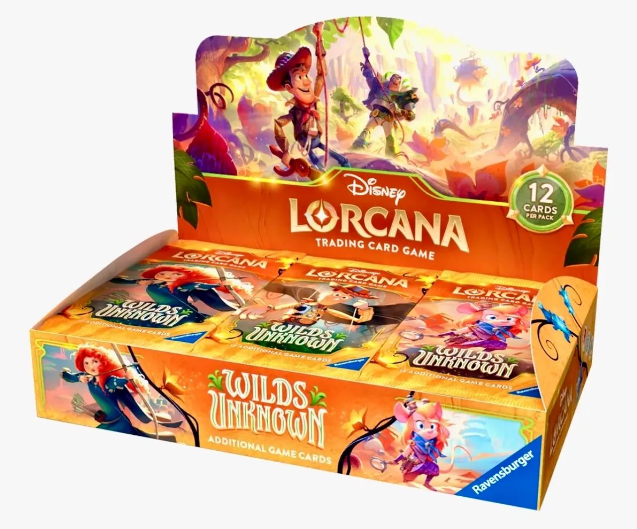 Disney Lorcana Wilds Unknown Booster Box 24 packs Inglês  - Foto 3