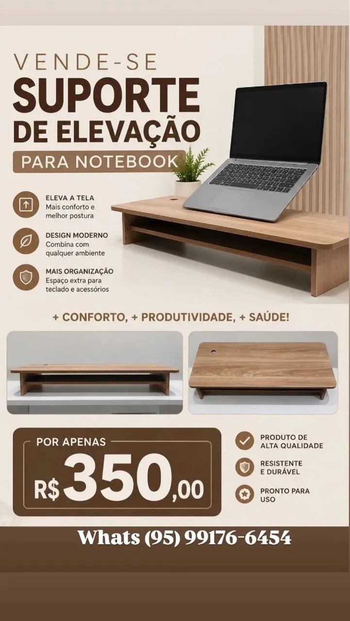 Suporte de mesa para elevação 