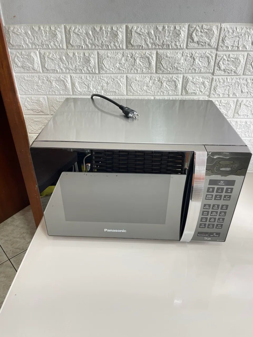 Microondas espelhados inox 32 l 127 V - Foto 2