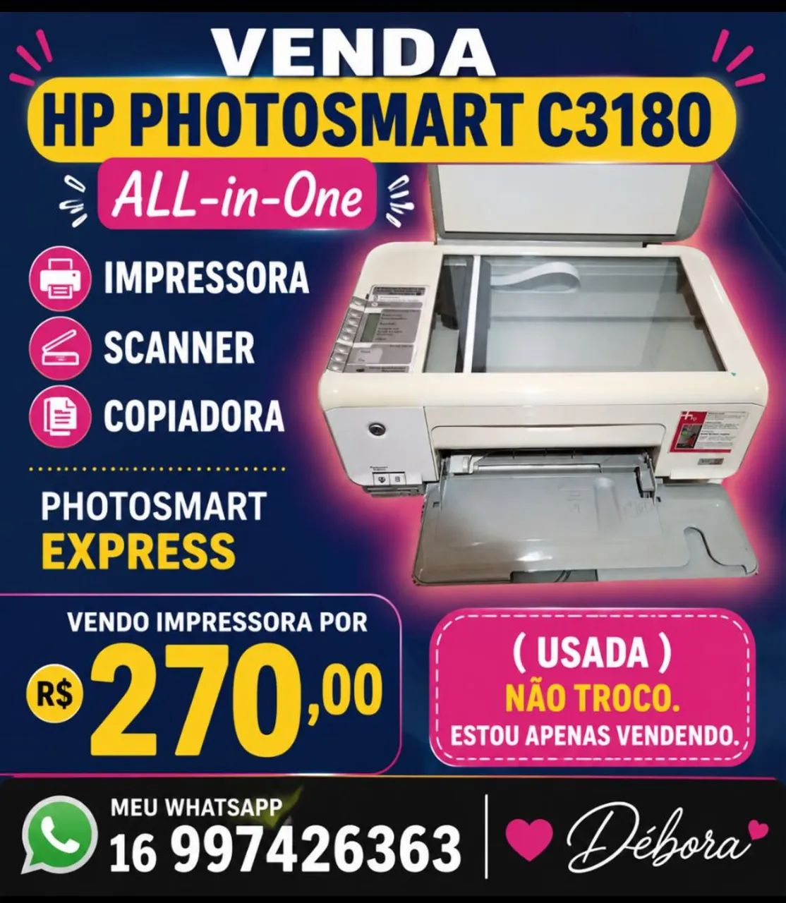 Impressora Hp photosmart 