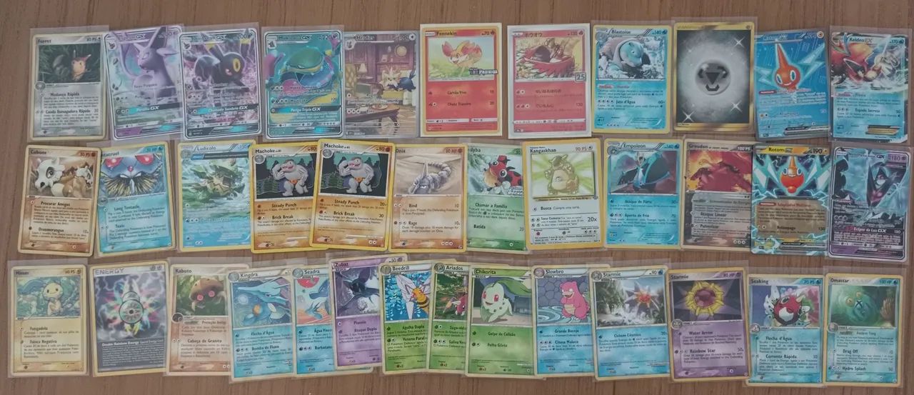 Cartas Pokémon antigas 