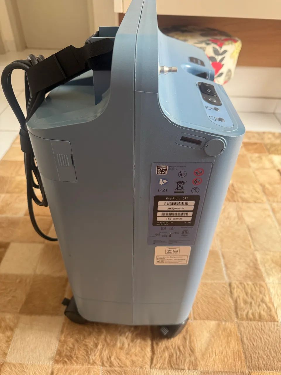 Concentrador de Oxigênio Philips EverFlo 5L/min Completo + NF - Foto 3