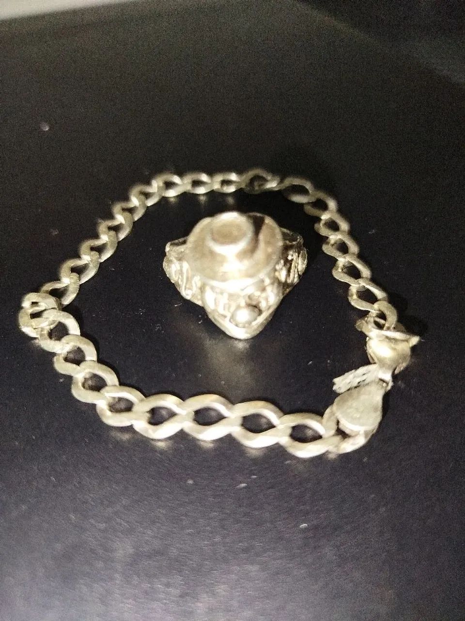 Dedeira e pulseira prata 925  - Foto 2