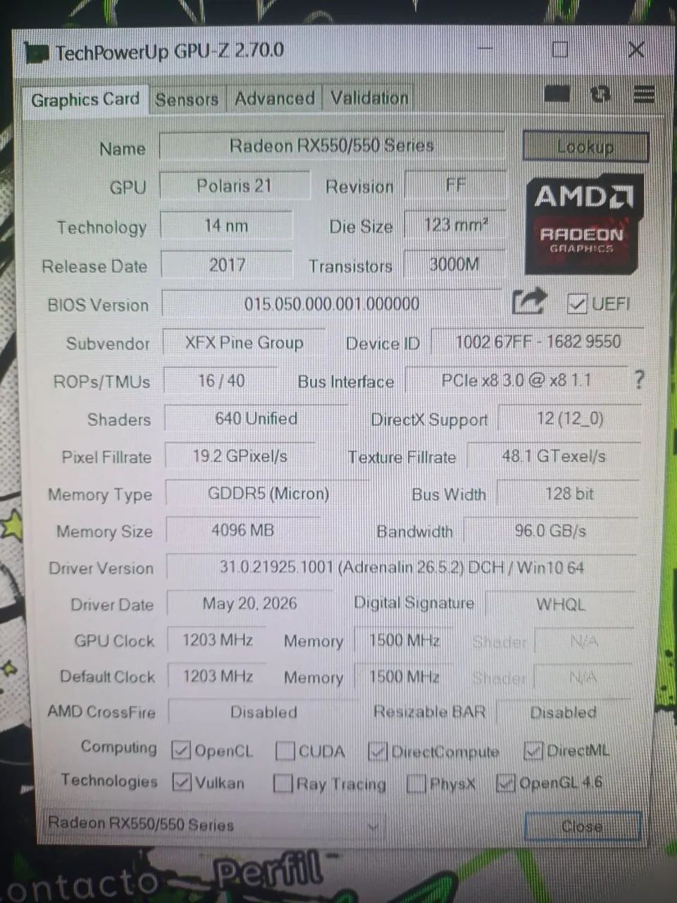RX 550 4GB GDDR5 - Foto 4