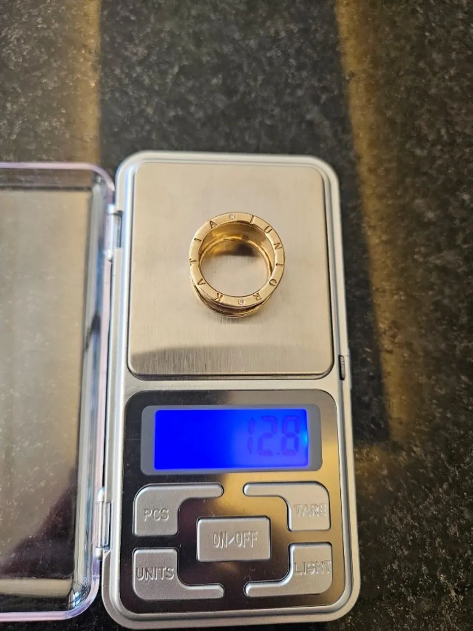 Aliança em Ouro 18K Modelo BVLGARI - Tamanho 16 - Foto 4
