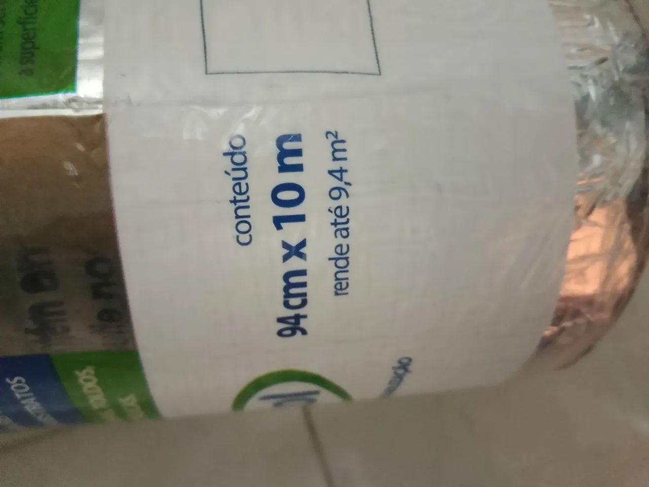 1 galão vedpren branco 1 rolo de Manta 94cm por 10 metros  - Foto 4