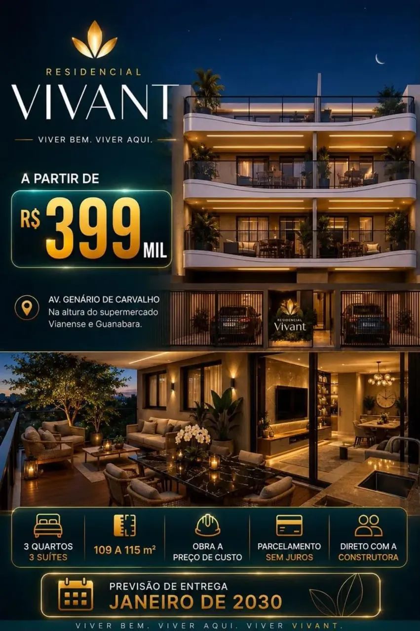 Apartamentos e coberturas com 3 suítes próximo ao Supermercados Guanabara - Foto 2
