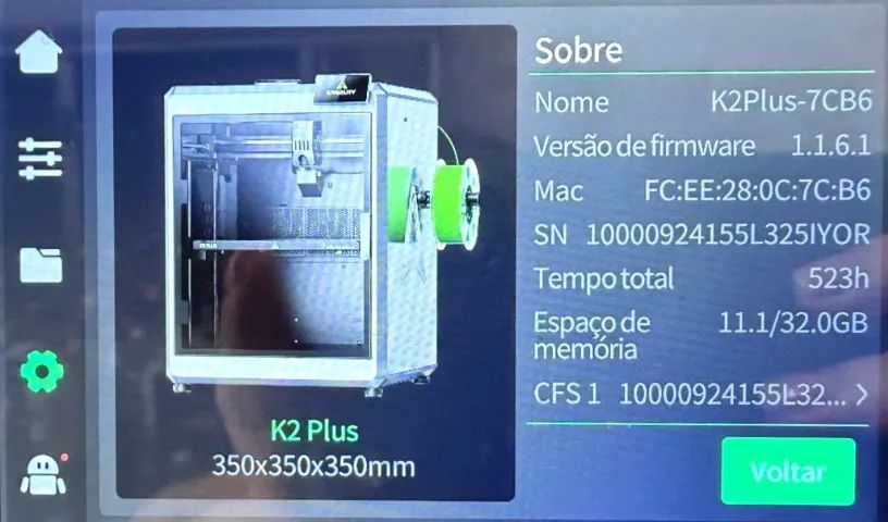 Creality K2 Plus Combo + CFS - 523h - NF - R$ 12.000 - Foto 4