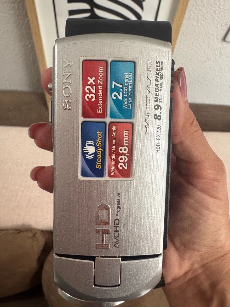 Filmadora e camera sonyCX-220