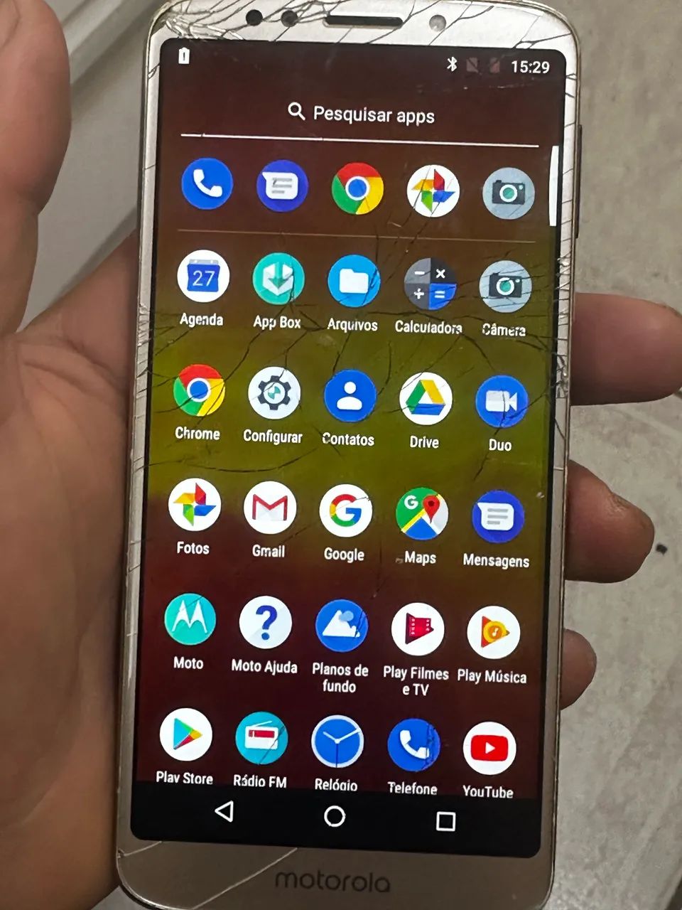 Moto e5 play tela trincada  - Foto 5