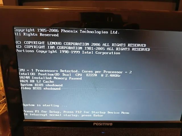 KIT placa mãe com espelho  775 Lenovo MTQ45NK com Dual core E2220 e 1GB de ram ddr3 funcio - Foto 4