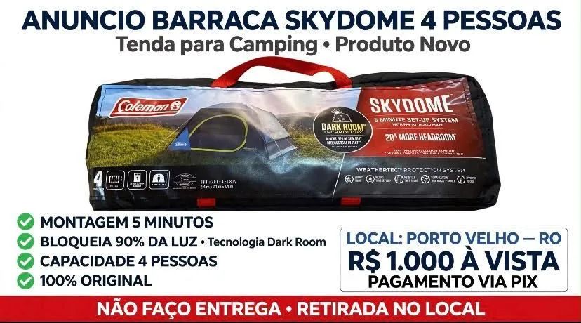 Barraca de camping 