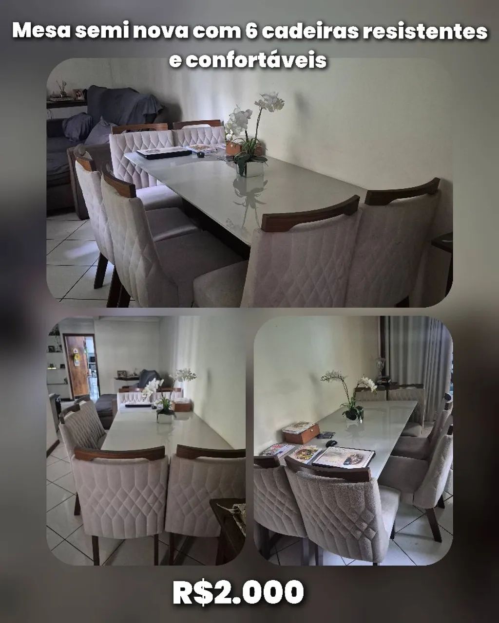 Mesa 6 cadeiras