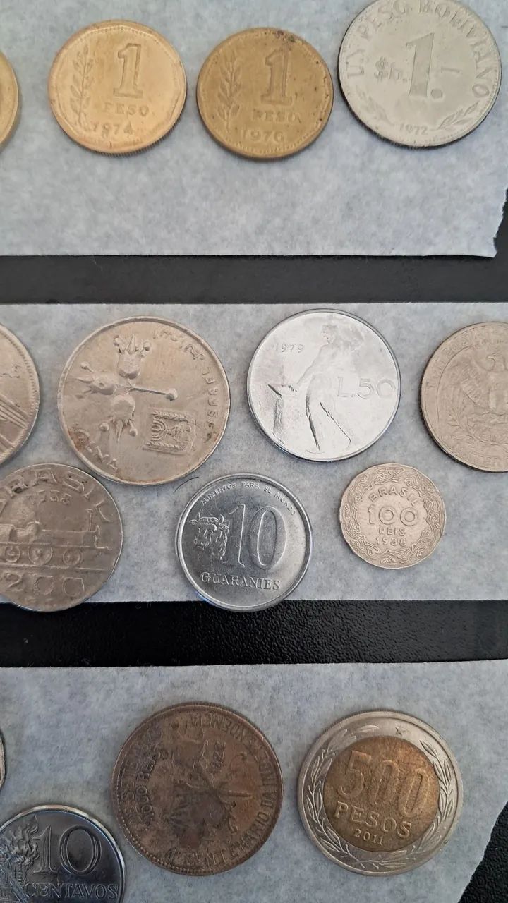 Moedas antigas brasileiras e estrangeiras - Foto 3